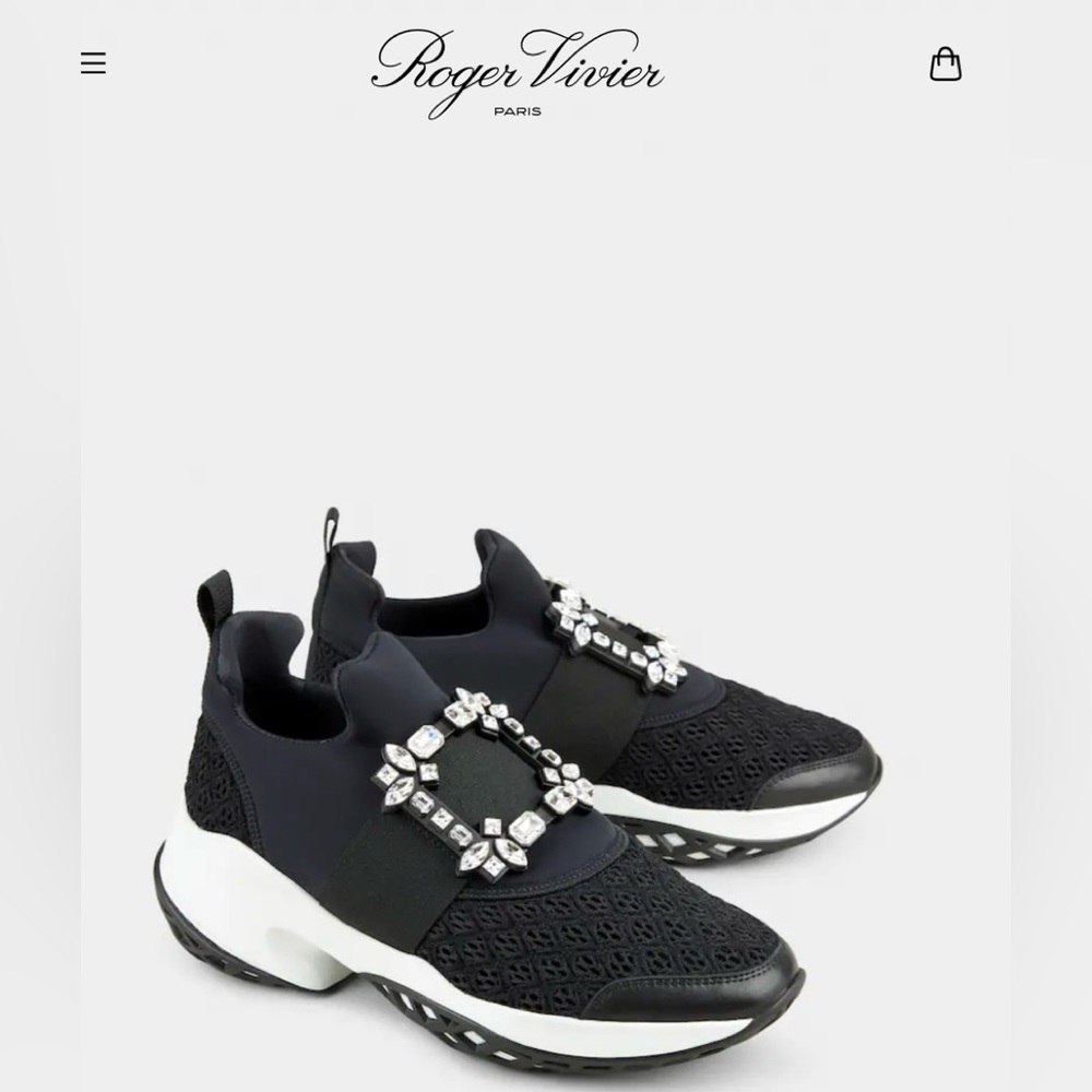 Viv’ Run Strass Buckle Sneakers in fabrics - size 7 1/2